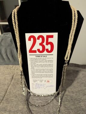 Lot 235 Banana Republic Sequin Necklace.